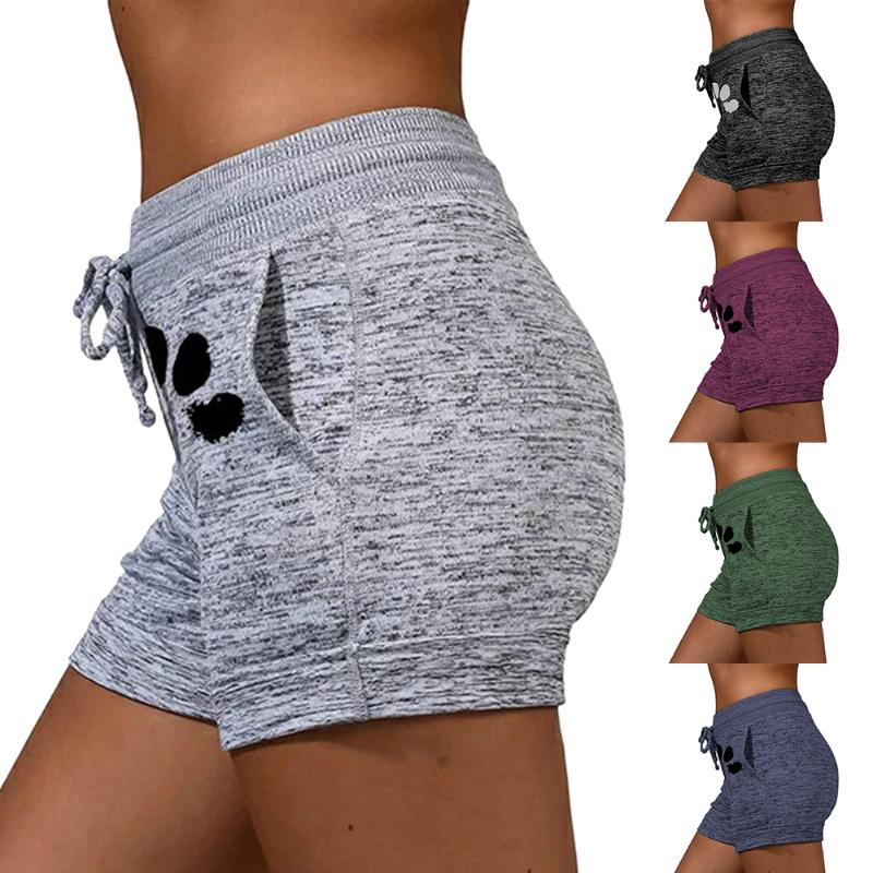 

Women' Quickdrying Shorts Lace Up Shorts Sport Drawstring Yoga Summer Elastic Waist Push Up Gym Legging Plus Size, Blue