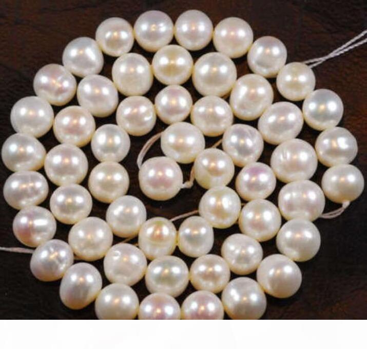 4-5mm 5-6mm 7-8mm 8-9mm 9-10mm Blanco Agua Dulce Perla Natural suelta granos 14/"