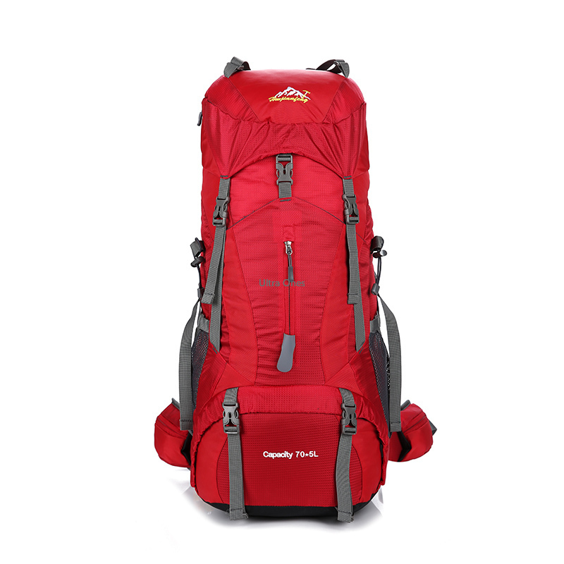 

Large Capacity Hiking Camping Backpack Climbing Trekking Travel Rucksacks Outdoor Sports Bags with Cover, Black