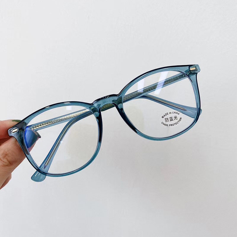 Classical Outdoor Design Revival Optical Glasses TR90 Frame With Rivet Legs Insert Metal Temple Anti-Blue Light Wholesale-image-563030101