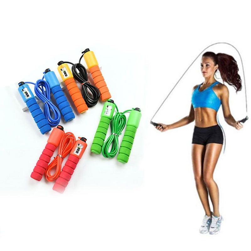 

Professional Sports Fitness Skipping Rope With Electronic Counter Adjustable Speed Counting Skipping Rope