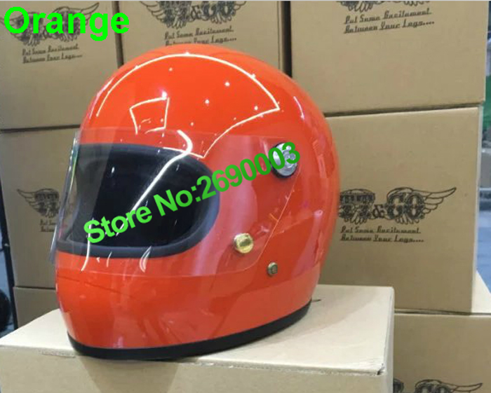 

Free Shipping Orange Fessional Tokyo Style Motorbike Helmet Chopper Style Retro Motorcycle Helmet Vintage Feliz, Orange colour