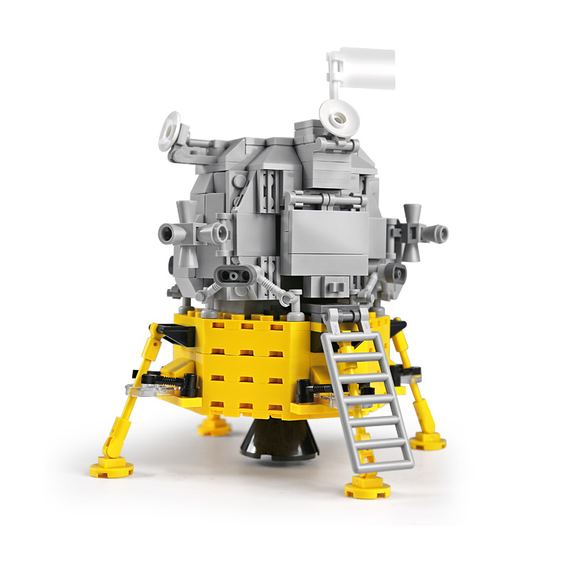 PanGu Aerospace Apollo Lunar Module Building Blocks 319Pcs Star Plan Series Constructor Models Bricks Children Education Christmas Gifts Birthday-image-559369220