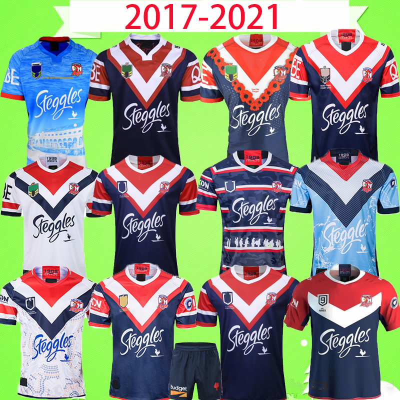 

2020 2021 Sydney Rooster Australia Hero edition MENS RUGBY JERSEYS retro League shirt 2017 2018 2019 training wear vintage