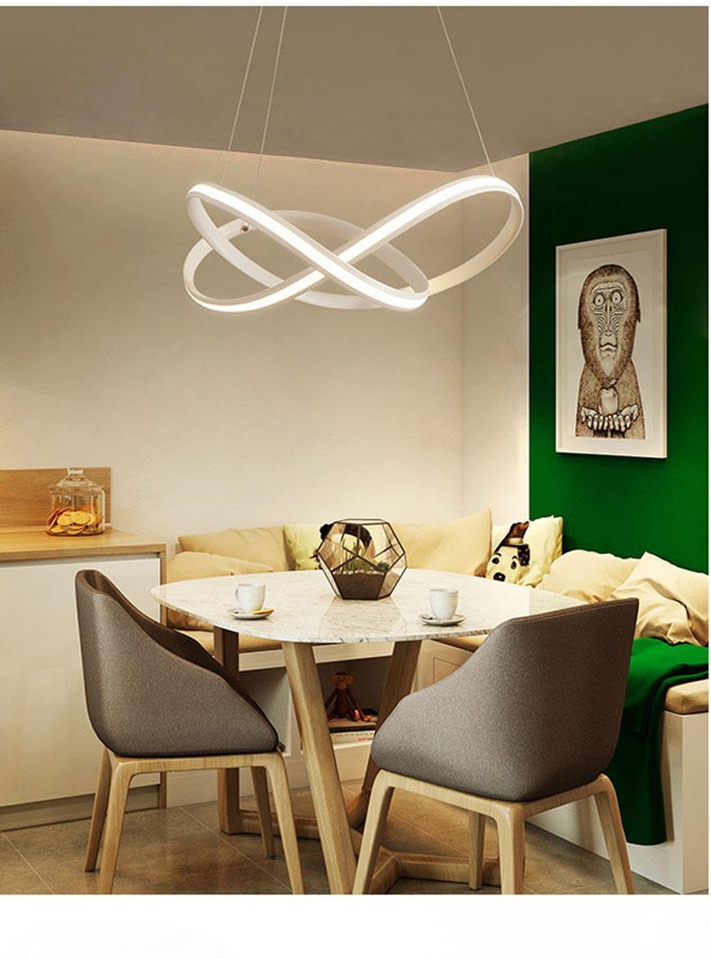 

modern design art creative restaurant chandelier LED personality design sense Nordic modern minimalist bedroom living room lamp
