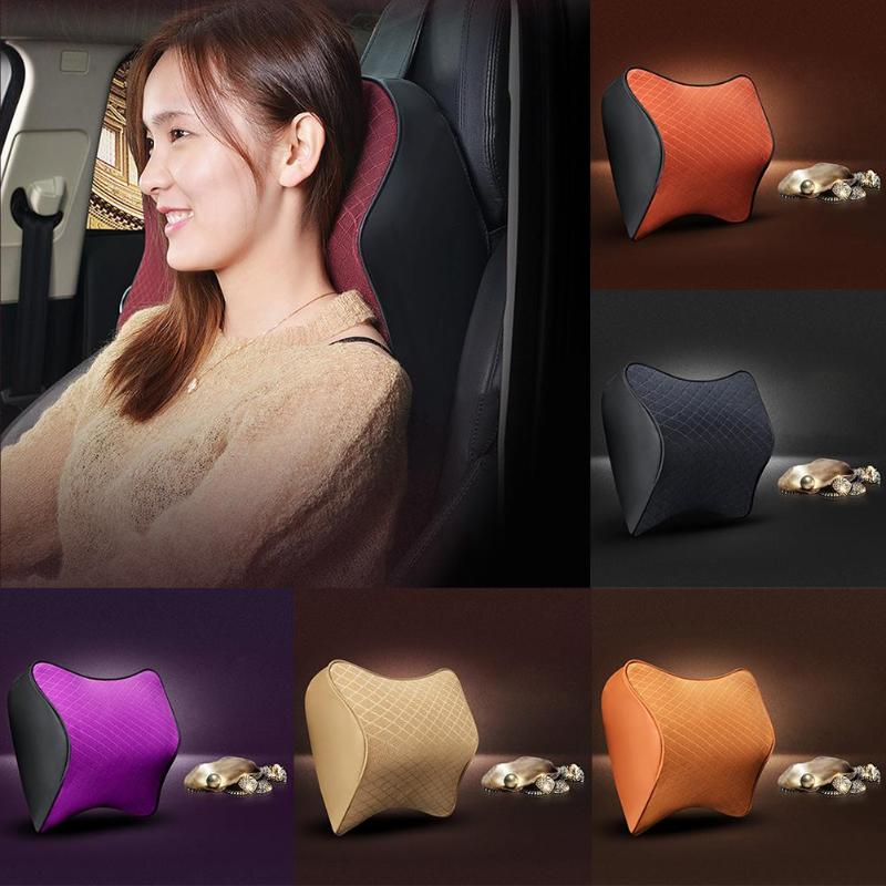 

Space Memory Foam Car Lumbar Support Auto Neck Pillow Headrest Head Restraint 2020