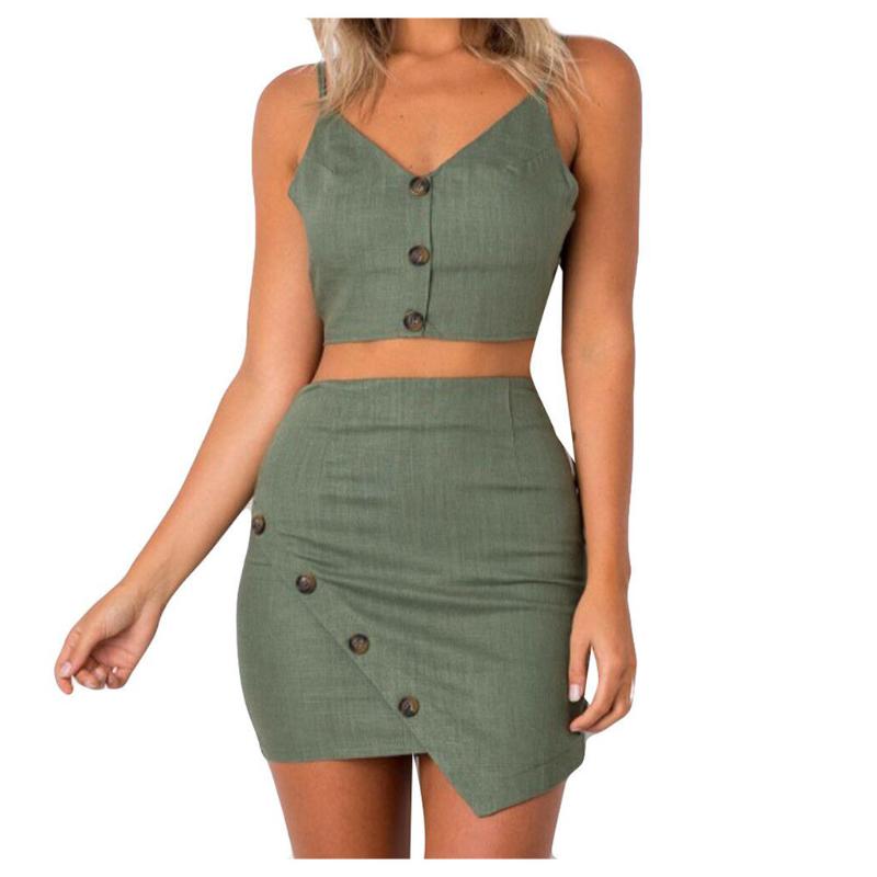 

Square Neck Bandage Skirt Set 2 Layers Ruched Camisole Mini Skirt Two Piece Set Women Club Outfits Ladies Summer Holiday, Gn