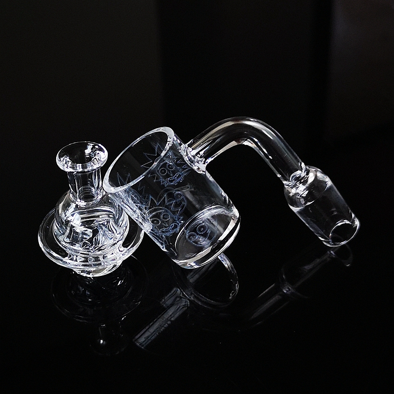 

25mm Flat Top Quartz Banger Spinner Cyclone Carb Cap Terp Pearl 10mm 14mm 18mm Male Female Smoking Accessories Domeless Nails