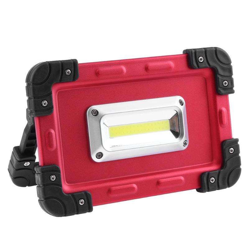 

20W 400LM LED Lamp Spotlight Floodlight USB Charging/Battery Powered Light Outdoor Camping Lawn Work LED Worklight