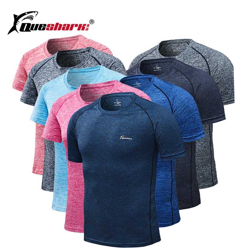 

Quick-dry Running Sports T-shirt Men Women Short Sleeve Training Shirt Gym Workout Clothes T-shirt Fitness Clothing Tank Top, Cl