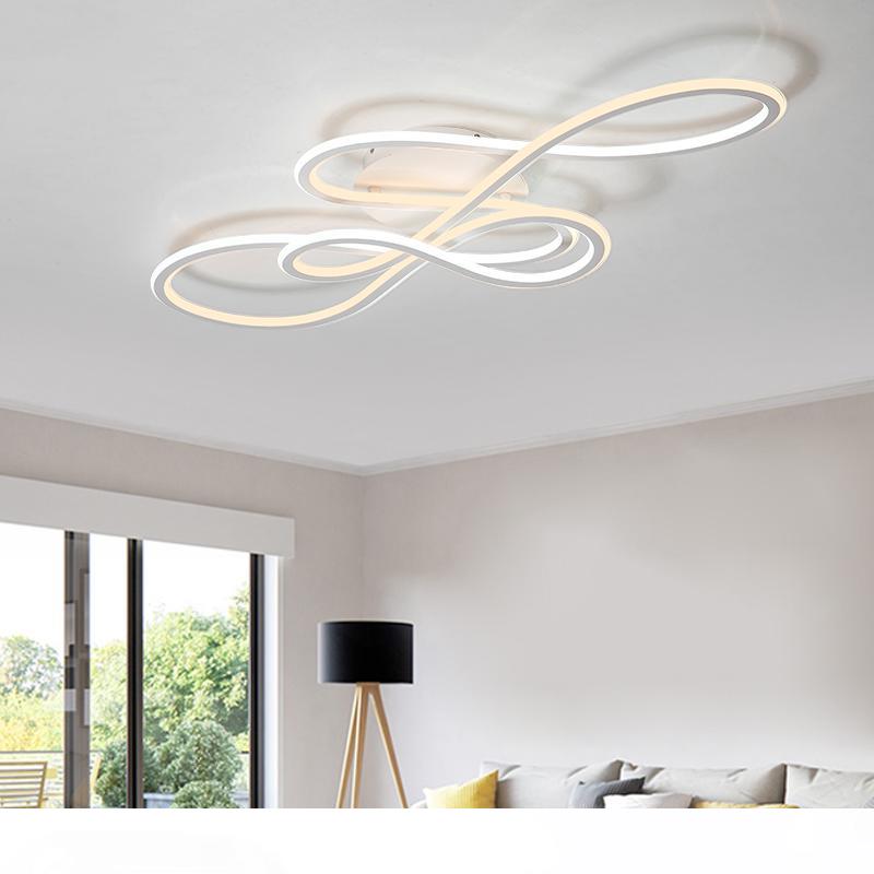 

Modern Double Glow led ceiling lights for living room bedroom stair dimming ceiling lights lamp fixtures indoor Lighting