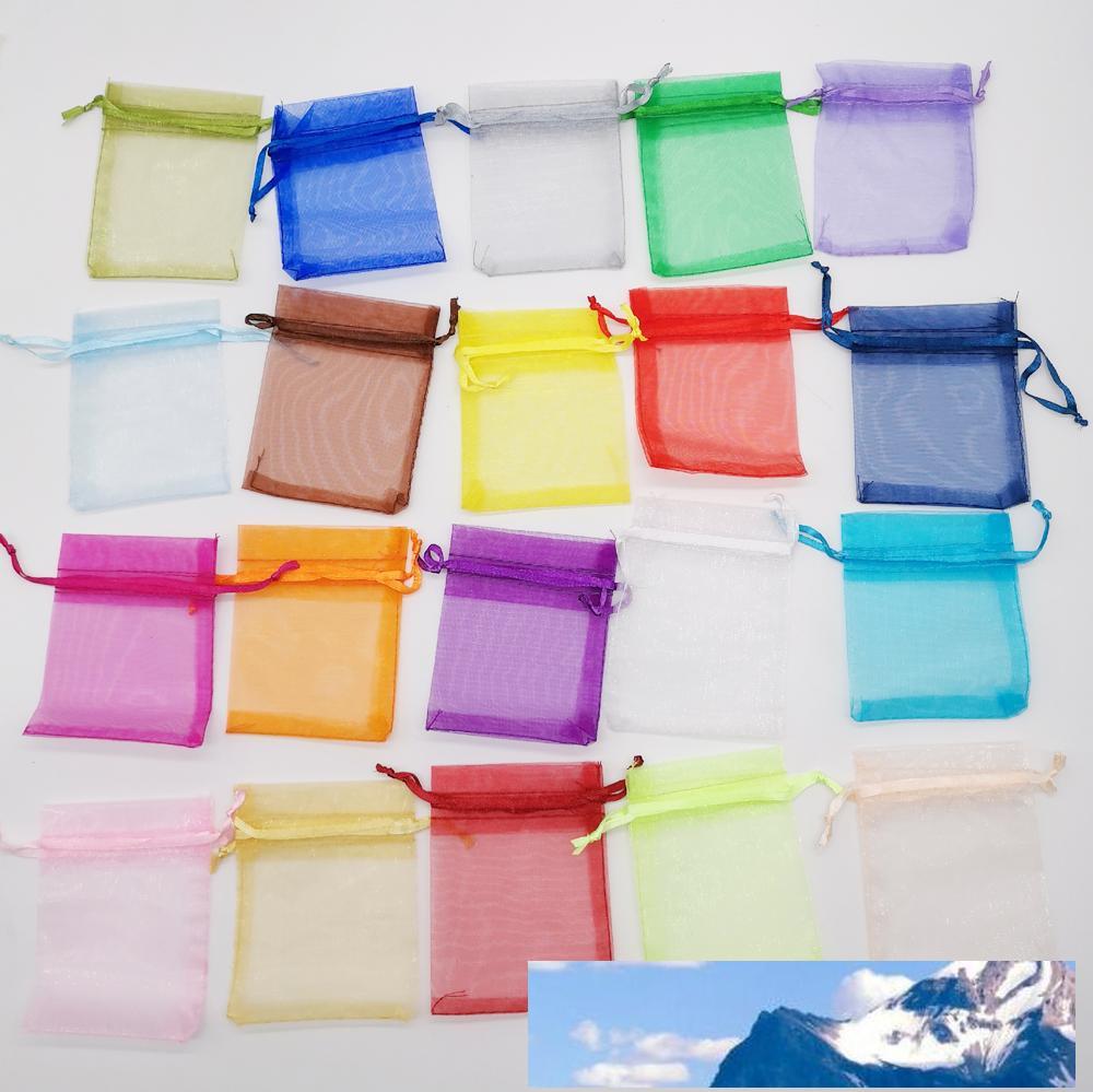 

200pcs Organza Gift Bags 5x7 Drawstring Gift Box Packaging Bag Gifts For Birthday Christmas Wedding Bags Gift Bag Organza Pouches