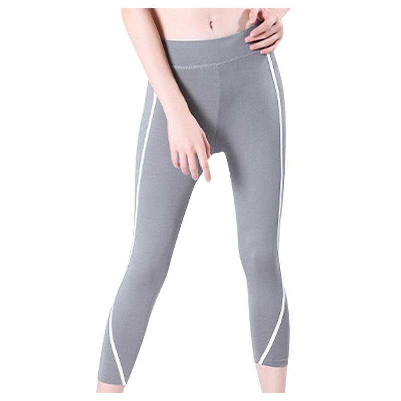 

New Woman Elastic High Waist Body Shape Yoga Leggings Quality Stretchy Lightweight Comfy Yoga Athletic Pants Cloth 3Colors, Ny