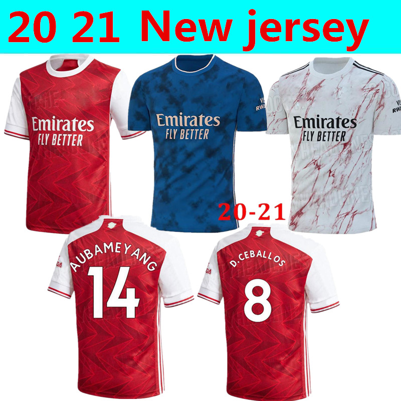 

20 21 Gunners home Soccer jersey 2020 Arsen PEPE NICOLAS CEBALLOS HENRY GUENDOUZI SOKRATIS MAITLAND-NILES TIERNEY Football shirt Uniforms, Beige