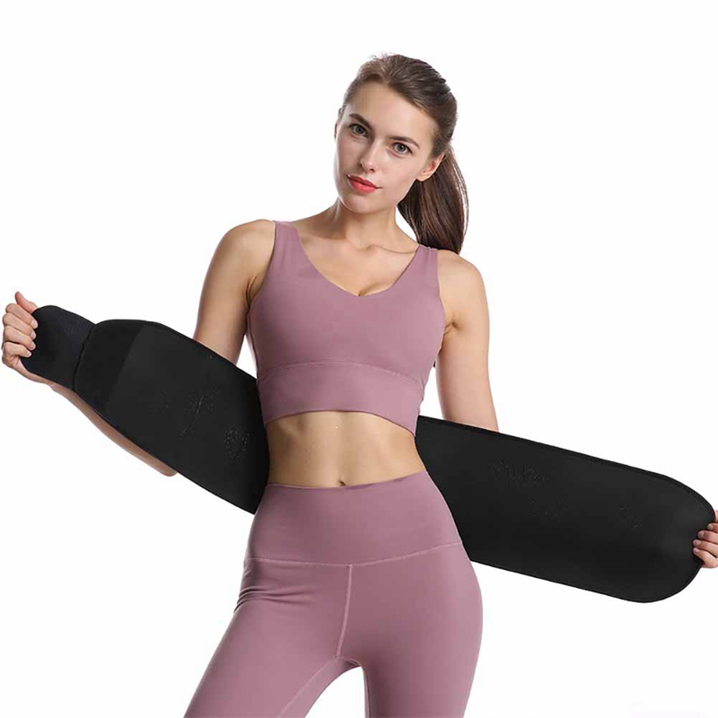 

Sports Fitness Gym Waist Support Belt With Pocket Adjustable Thermal Sweating Lumbar Warmer Protection Trainer Wrap Accessory Q1, Bl