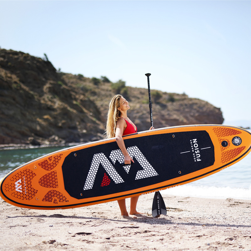 

315*75*15cm inflatable surfboard FUSION 2019 stand up paddle surfing board AQUA MARINA water sport sup board ISUP B01004