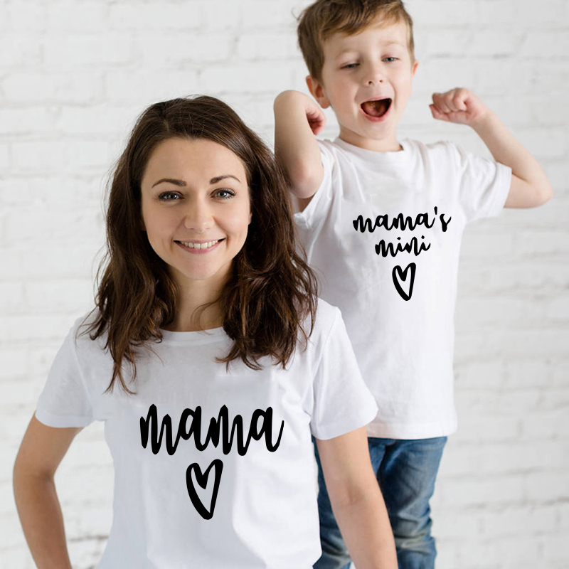 baby boy and mother matching outfits