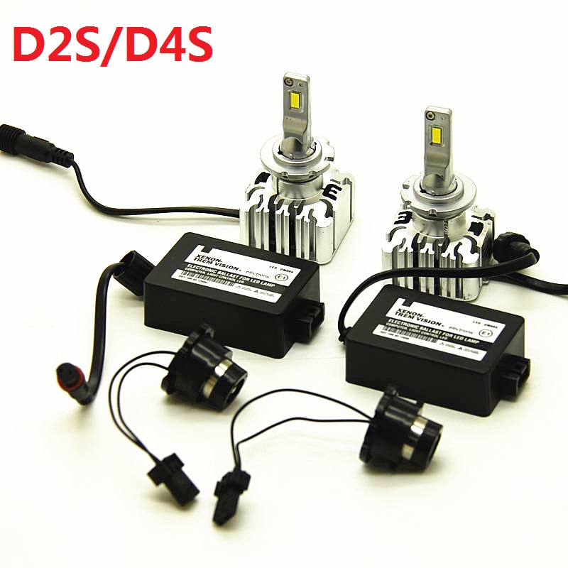 

1 pair CANBUS high quality 6000k OEM AUTO led headilght 55W LED D1S D2S D3S D4S