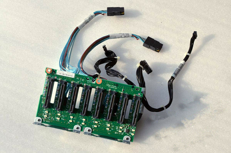 

X3650 M3 service HDD hard driver backplane 69Y0650 x3650 x3500 x3400 8-Port SAS HDD Connection Backplane with Cables