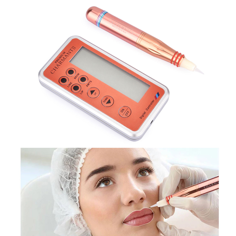 

SemiPermanent Makeup Pen Tattoo Digital Machine Intelligent Control Panel Set for Eyebrow Lip Eyeliner Microblading Pen