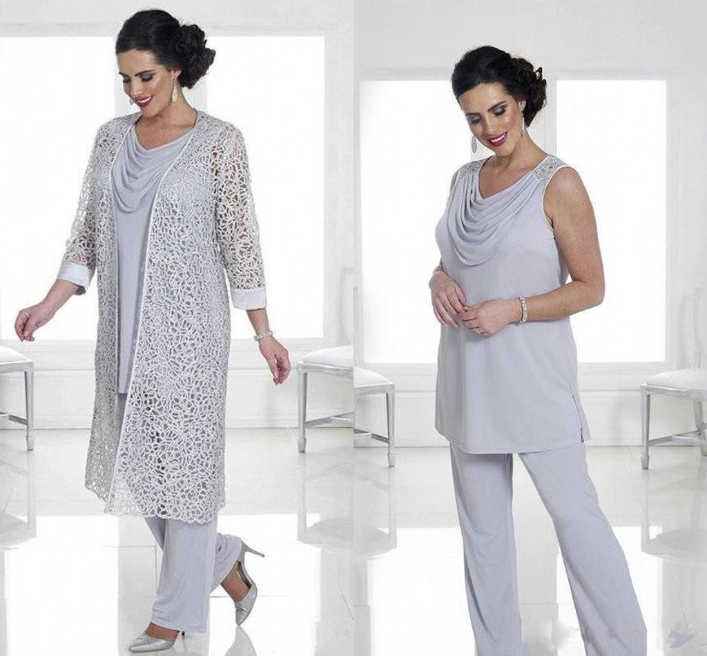 plus size casual pant suits