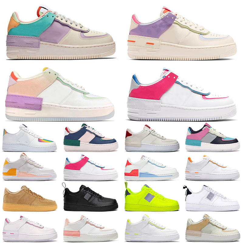 

shoes air force 1 shadow women sneakers Pale Ivory blanche dunk Hydrogen Blue Barely Volt Oracle Aqua Spruce Aura airforce af1 mens trainer