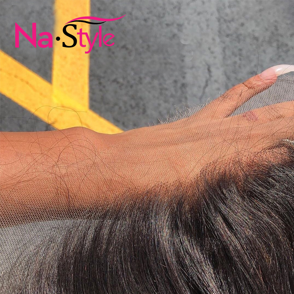 

HD Transparent Lace Wigs Preplucked 360 Lace Frontal Wig Invisible Lace Front Wigs Straight 13x6