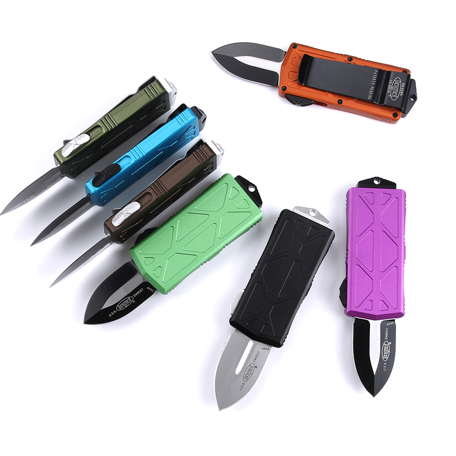 

Automatic knife VG10 steel CNC UTX85 UT121 tactical Benchmade bm3300 BM3500 Italian style Folding Pocket knives double action Camping tool