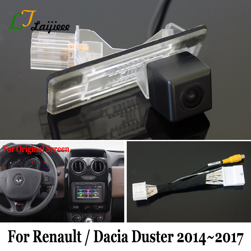 

For Dacia Duster 2014 2020 2020 Car Backup Camera With 24Pin Adapter Cable / OEM Monitor Compatible Rearview Camera
