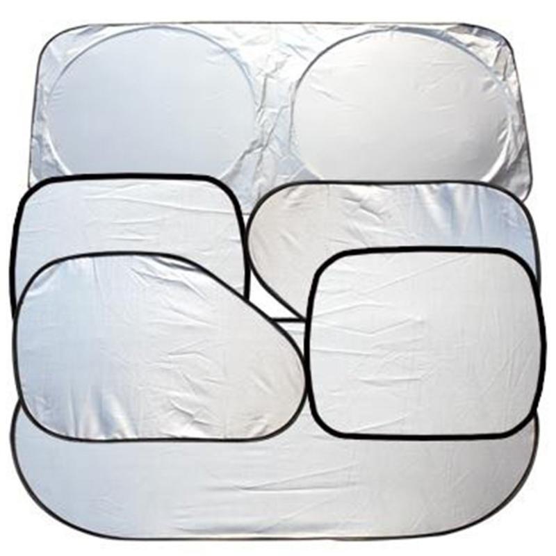 

Car Window Sun Shade Car Windshield Visor Cover Block Front Window Sunshade UV Protect Film 6pcs/Set Hot Sale