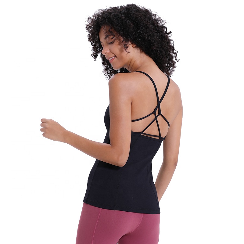 

Lulu Style New Women Gym Jogging Running Bodybuilding Fitness Tank Top, Gray