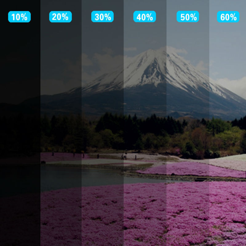 

2PLY Exterior Accessories Car Protective Film Black Car Sunshade Window Tint 20%VLT Solar Window Film Tinting Solar Protection