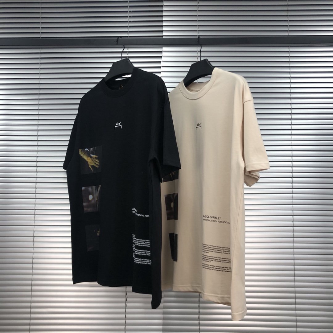 

hot sale 20SS Letter hand Printed Tee High Street Skateboard Summer T-Shirt Solid Short Sleeves Fashion Men Women Simple Casual Tee, Beige