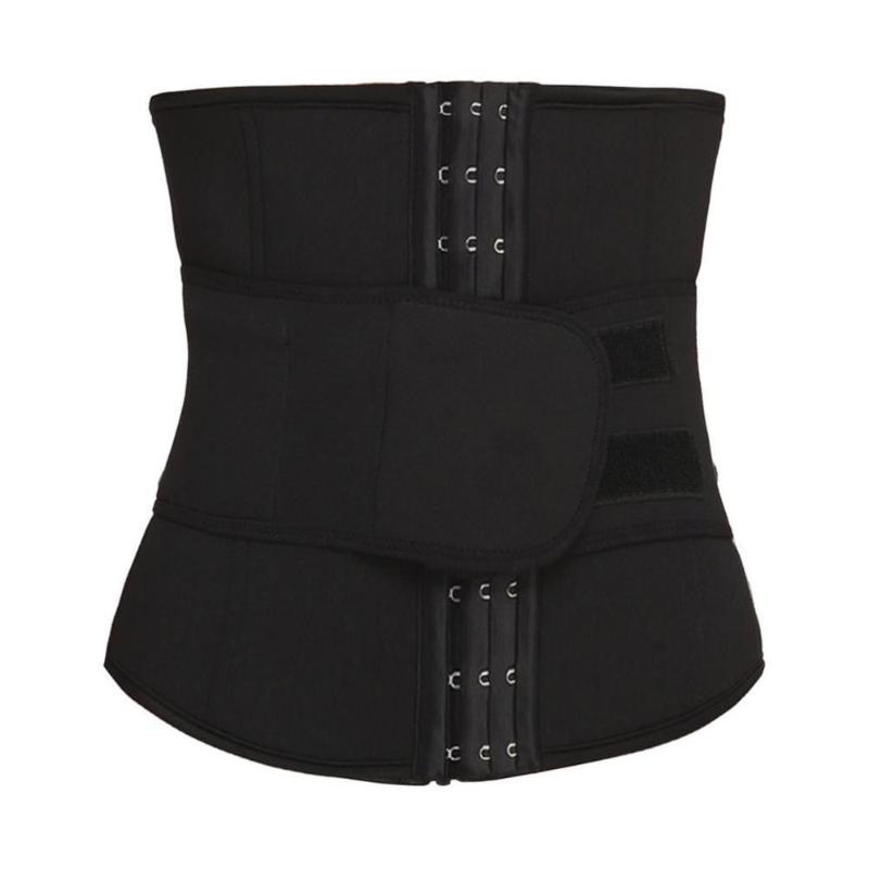 

New Diving Material Yoga Sports Sweat-abdominal Belt Ladies Large Size Neoprene Corset Corset Women Waist Trainer Body Shapers, Black