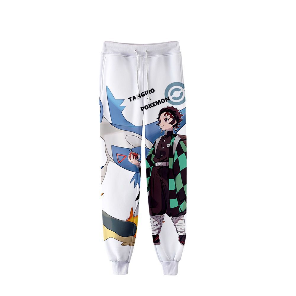 

Unisex Anime Demon Slayer Kimetsu No Yaiba Sweat Pants 3D Joggers Pants Trousers Men/Women Hip Hop Sweatpants Cosplay Costume
