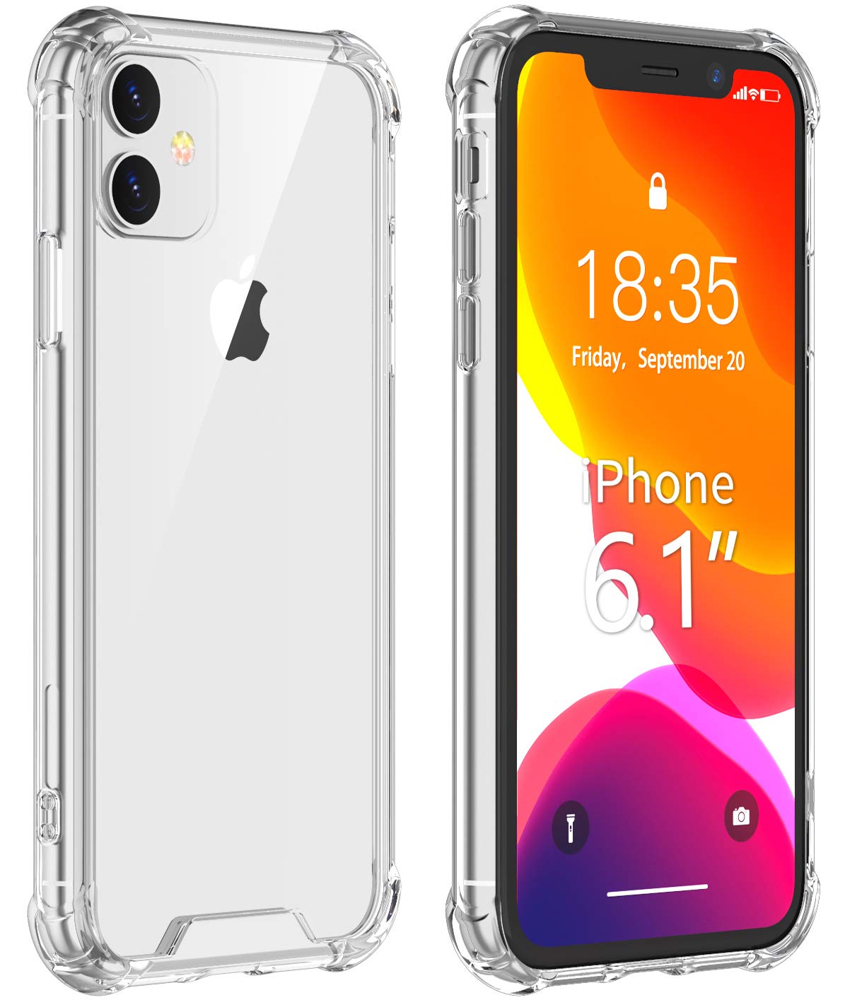 

Clear Acrylic Hard Back Shockproof Case for iPhone XS 11 Pro Max XR 6 7 8 Plus SE 2020 5G Samsung S20 Note 10 A21 Huawei Moto LG Xiaomi, Transparent