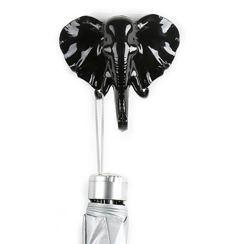 

Cute Elephant Design No Trace Wall Hooks Hanger Holder Coat Hat Key Hanging Racks Kitchen Bedroom Home Decor
