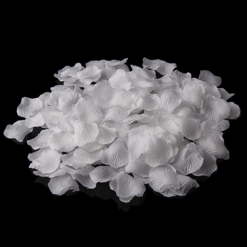

500 Pcs/Set Artificial Rose Petals Wedding Petalas Silk Flower Accessories Wedding Rose, Bright red