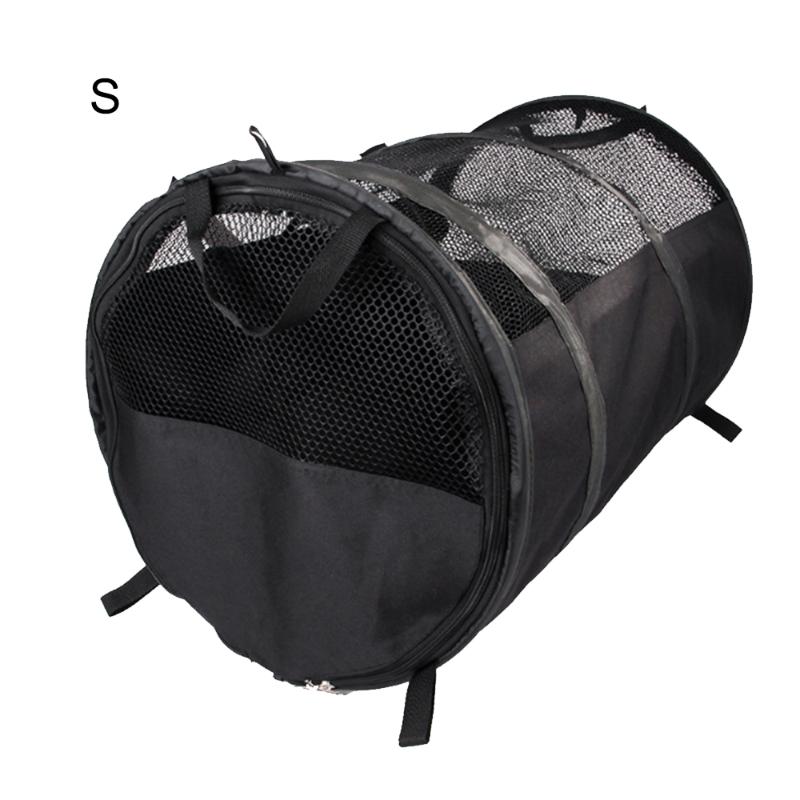 

Portable Pet Black Tent Carriers Foldable Car Pet Mat Back Seat Tent Breathable Waterproof Dog Cage Shape Travel Accessory