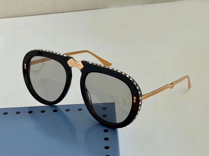 

0307 Pilot Foldable Acetate Sunglasses with stones unisex Sunglasses Gafas de sol Cool Sun glasses New with box