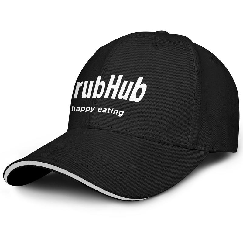 

Unisex We Deliver With Grubhub Fashion Baseball Sandwich Hat Blank Best Truck driver Cap happy eating Coupon promo, Blue;gray