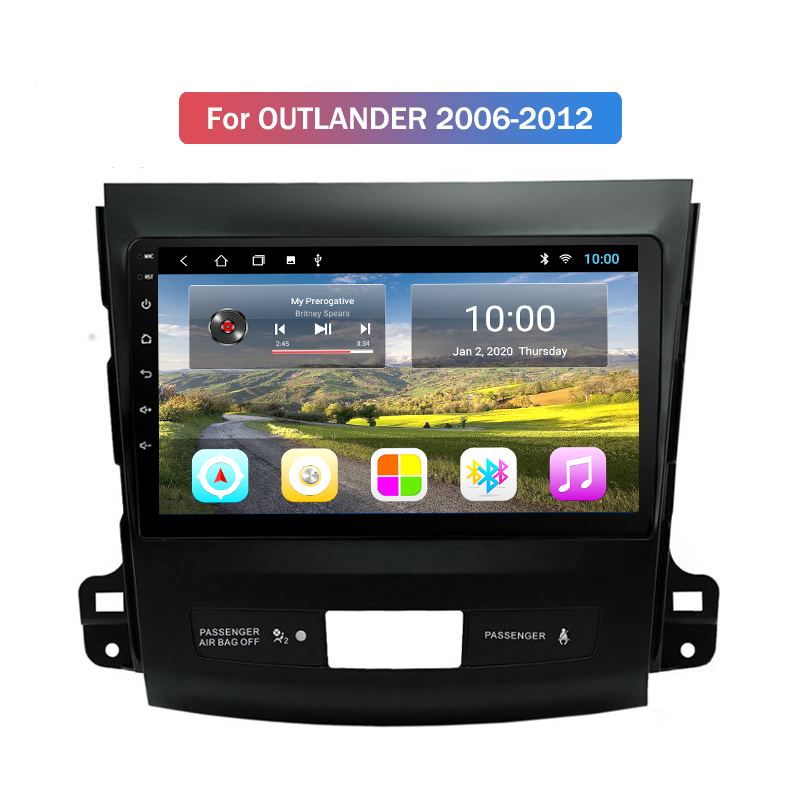 

Gps Navigation System Car Touch Screen 2din Android Video Radio For Mitsubishi OUTLANDER 2006 2007 2008-2012