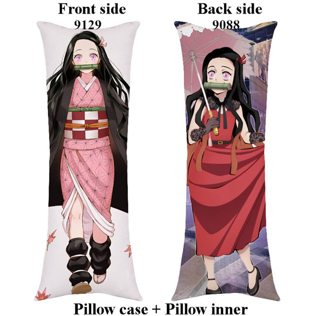 

Boyfriend cartoon Demon Slayer long Pillow Kimetsu no Yaiba Kamado Tanjirou Nezuko girl hugging body pillow including inner