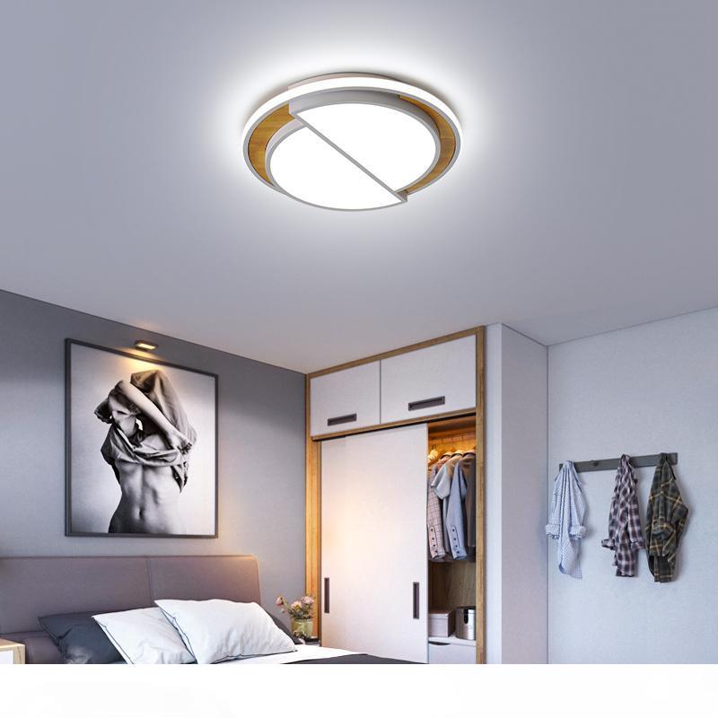

New Black White led ceiling lights for bedroom Study room Round LED Ceiling Lamp luminaire plafonnier Modern led light ceiling