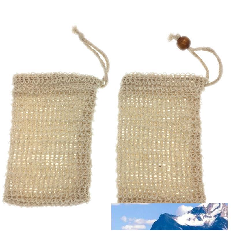 

9 x14cm Making Bubbles Soap Saver Sack Soap Pouch Soap Storage Bag Drawstring Holder Bath Supplies