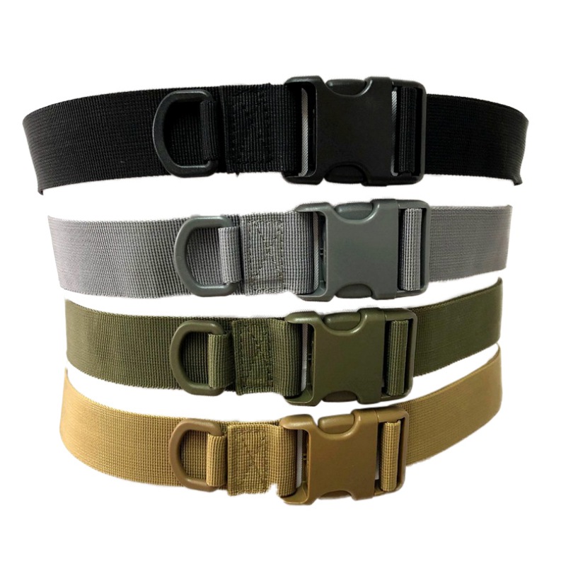 

Outdoor Tactical Belts Nylon Waist Belt With Metal Buckle Adjustable Heavy Duty Training Waist Belt Hunting Accessories