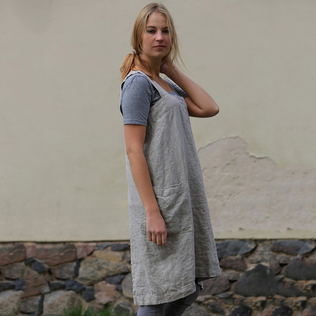 women's work pinafore dress