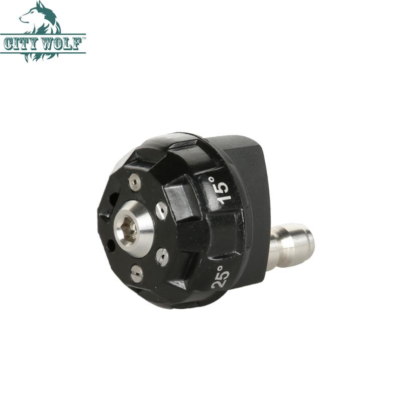 

high pressure washer nozzle 6 in 1 multifunction 4000psi G1/4 quick connector nozzle city wolf car cleaning accessory
