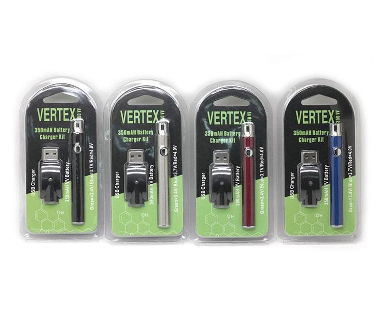 

Vertex CO2 VV Preheat Battery 350mAh Preheating Battery Charger Kit E Cigarettes Vape Pen 510 thread for Wax Oil Cartridge Vaporizer