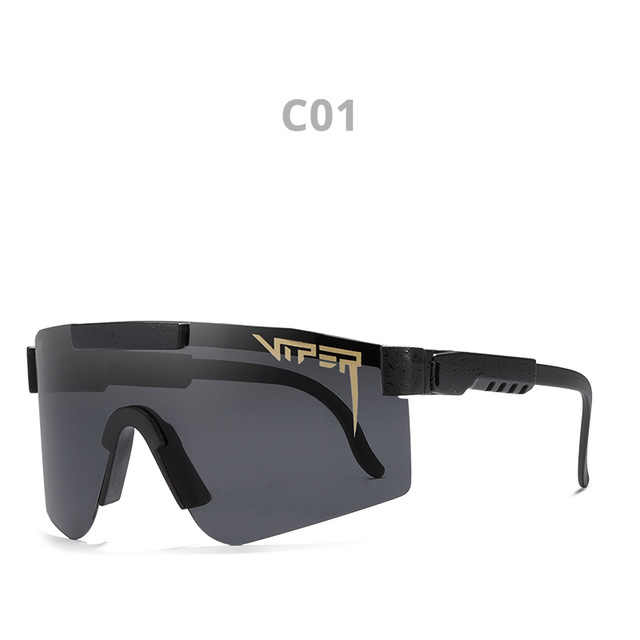 

Pit Viper 2020 Original Sport google TR90 Polarized Sunglasses for men/women Outdoor windproof eyewear 100% UV Mirrored lens high quality, White;black